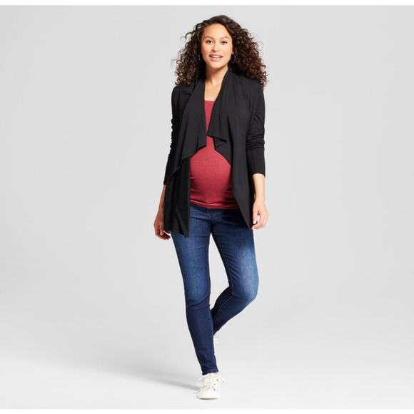 Under belly skinny maternity jeans dark easy sz 18 - Picture 3 of 4